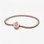 Rose Schlangen-Gliederarmband Funkelndes Crown O