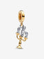 Die Schöne und das Biest Lumiere Charm-Anhänger Sterling-Silber, 14 Karat Vergoldung