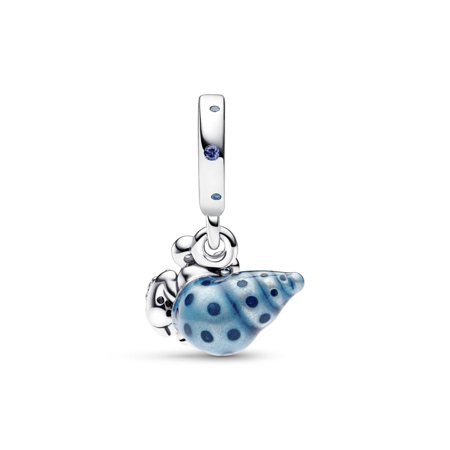 Charm-Anhänger Glow In The Dark Einsiedlerkrebs Sterlingsilber