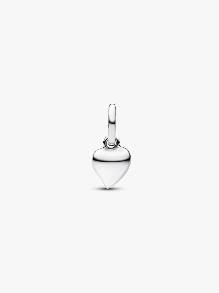 Herz Mini-Charm-Anhänger Sterling-Silber