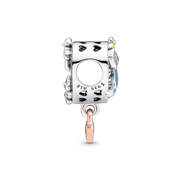 Charm Ohana Lilo & Stitch Inspiriertes Silber 14k Rosé