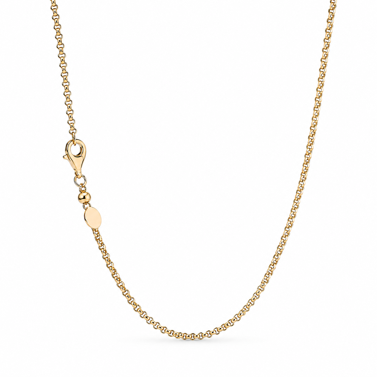 369260C00 Halskette Rolokette 14k Vergoldet 60 cm