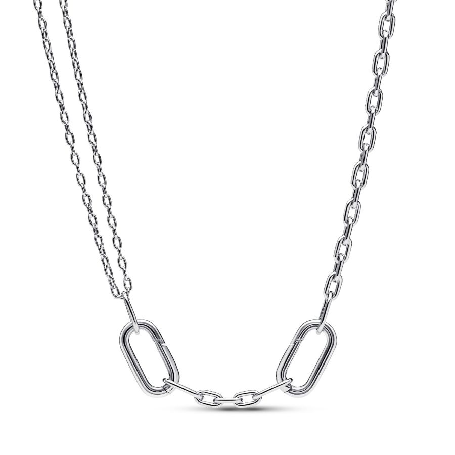 392303C00 Gliederhalskette Doppel-Link Sterling-Silber 45 cm Hauptbild