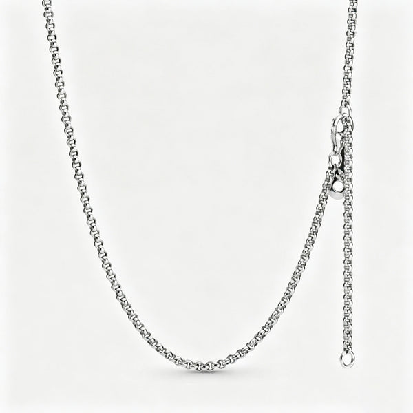 399260C00 Halskette Rolokette Sterling-Silber 60 cm