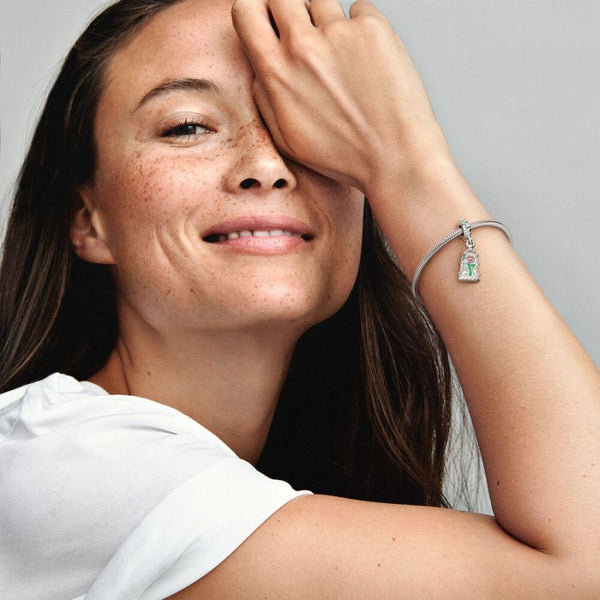 Charm-Anhänger Die Schöne & das Biest Verzauberte Rose