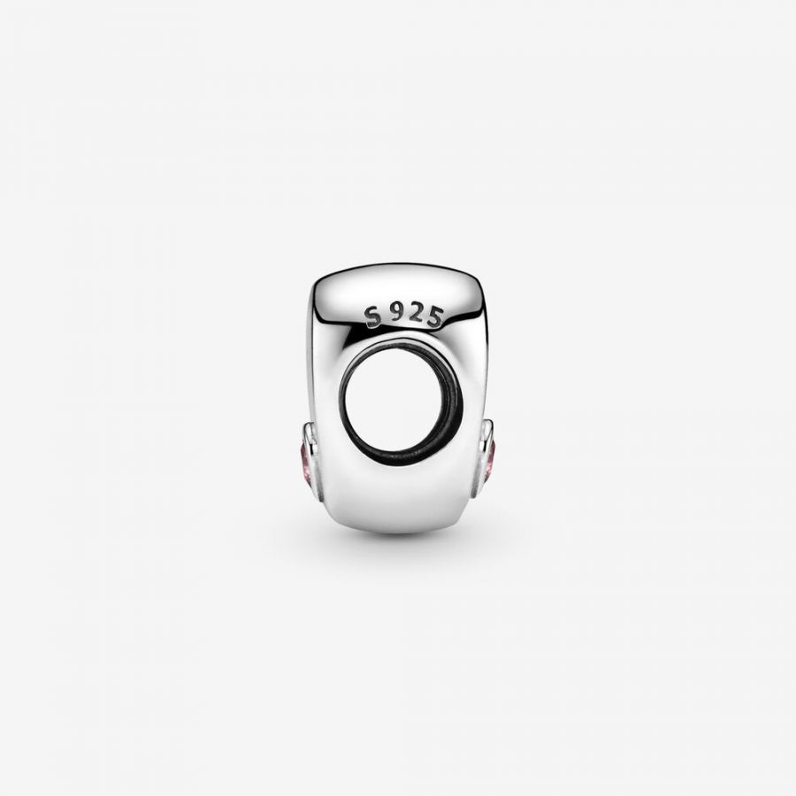 Charm Daughter Herz Tochterliebe Silber Rosa