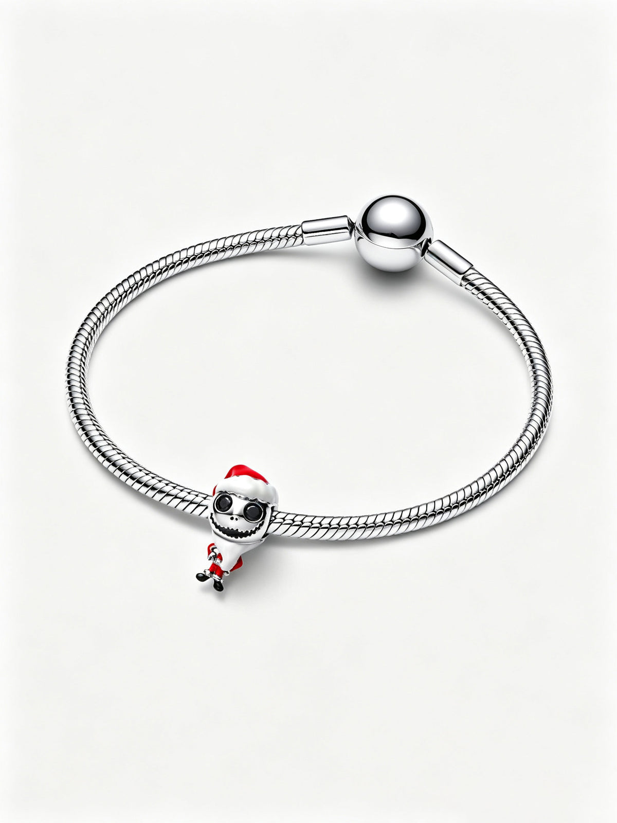 Nightmare Before Christmas Jack Skellington Charm Sterling-Silber