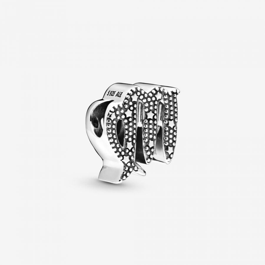 Charm Funkelnde Jungfrau Sterling-Silber