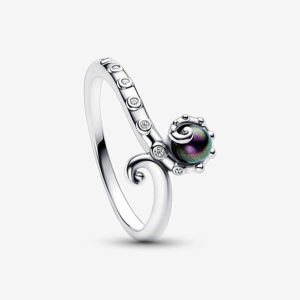 Prinzessin Arielle Muschel Behandelte Süßwasserzuchtperle Ring