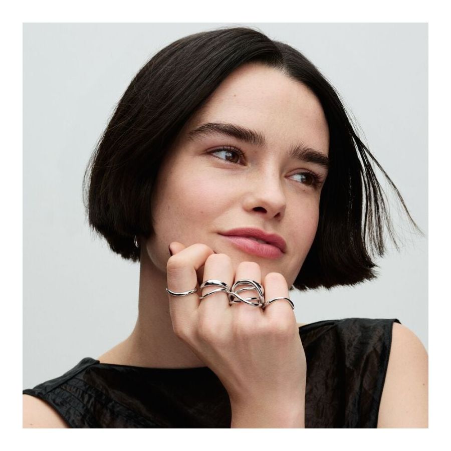 Essence Ring Unendlichkeitszeichen Sterlingsilber