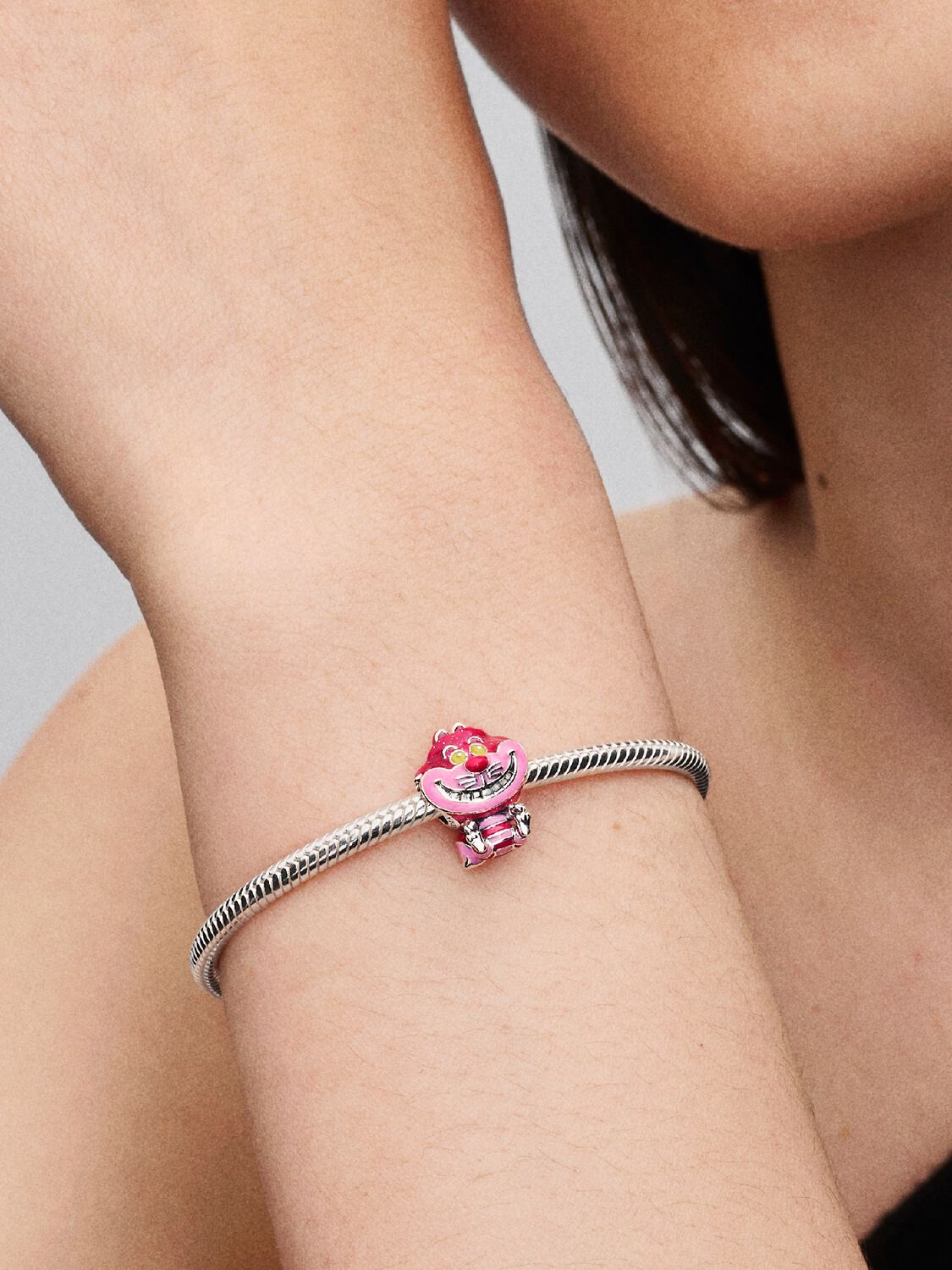 Alice in Wonderland Cheshire Cat Charm Sterling silver