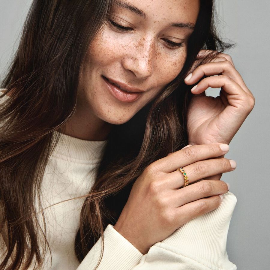 Ring The Avengers Infinity Steine 14k Vergoldet