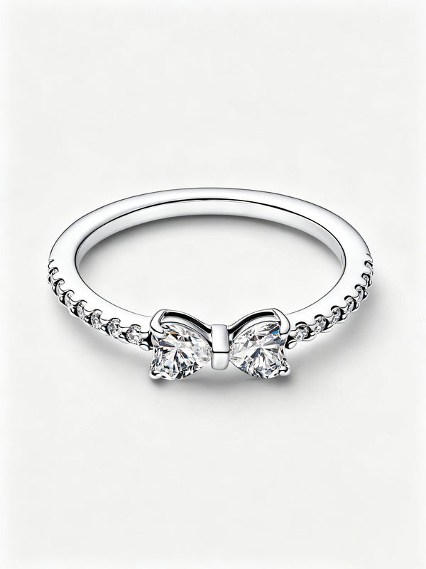 Funkelnde Schleife Ring