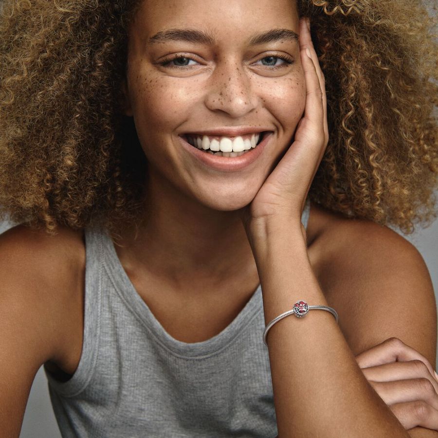 Charm Spider-Man Lebhafte Stadt Sterling-Silber