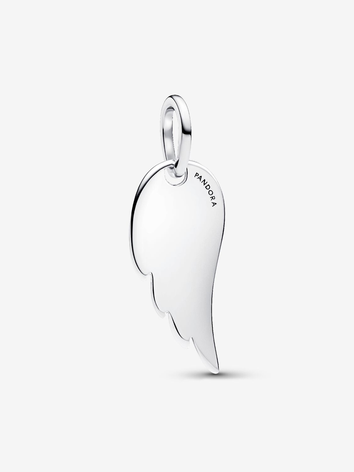Gravierbarer Engelsflügel Anhänger Sterling-Silber