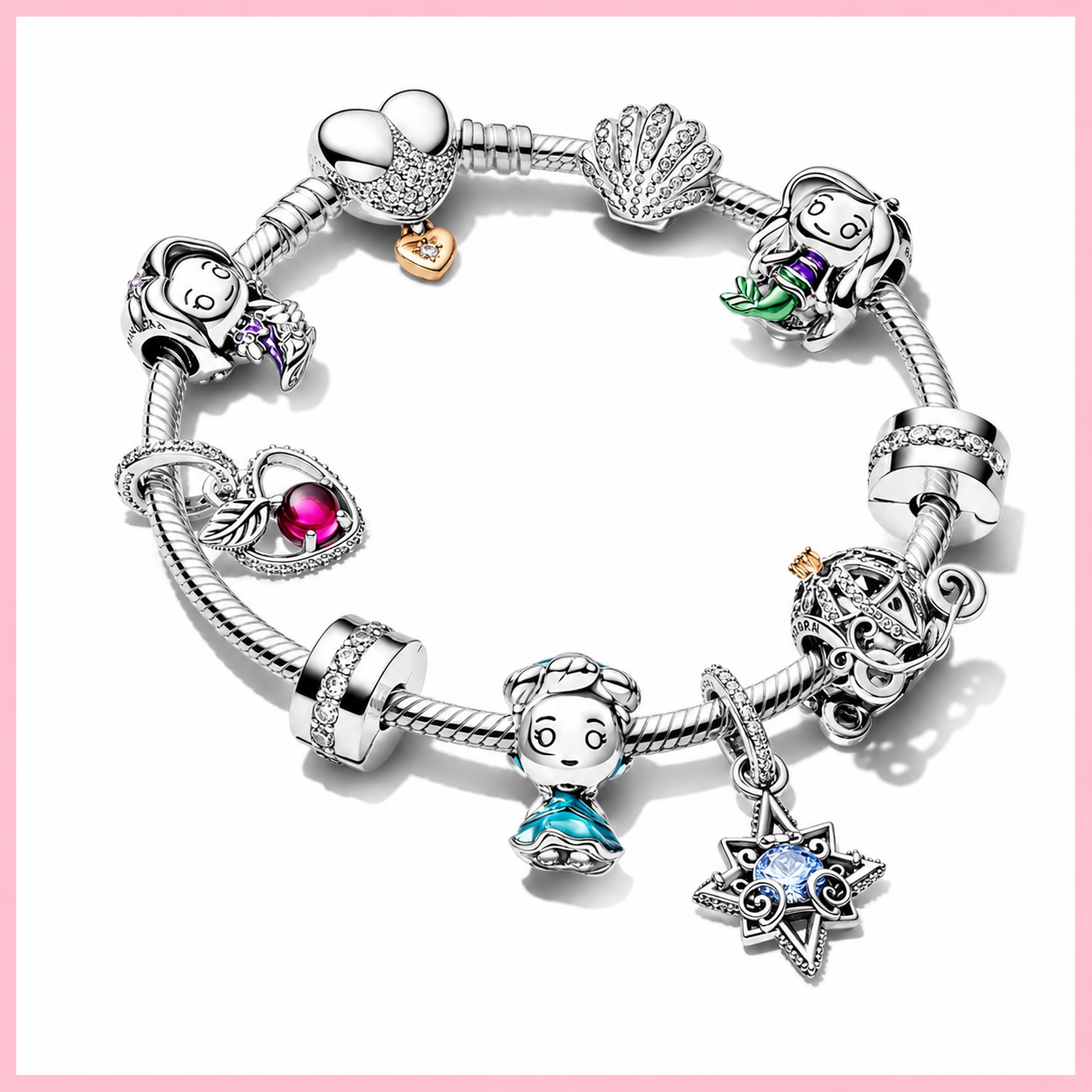 Charm Lilo & Stitch Sterling-Silber