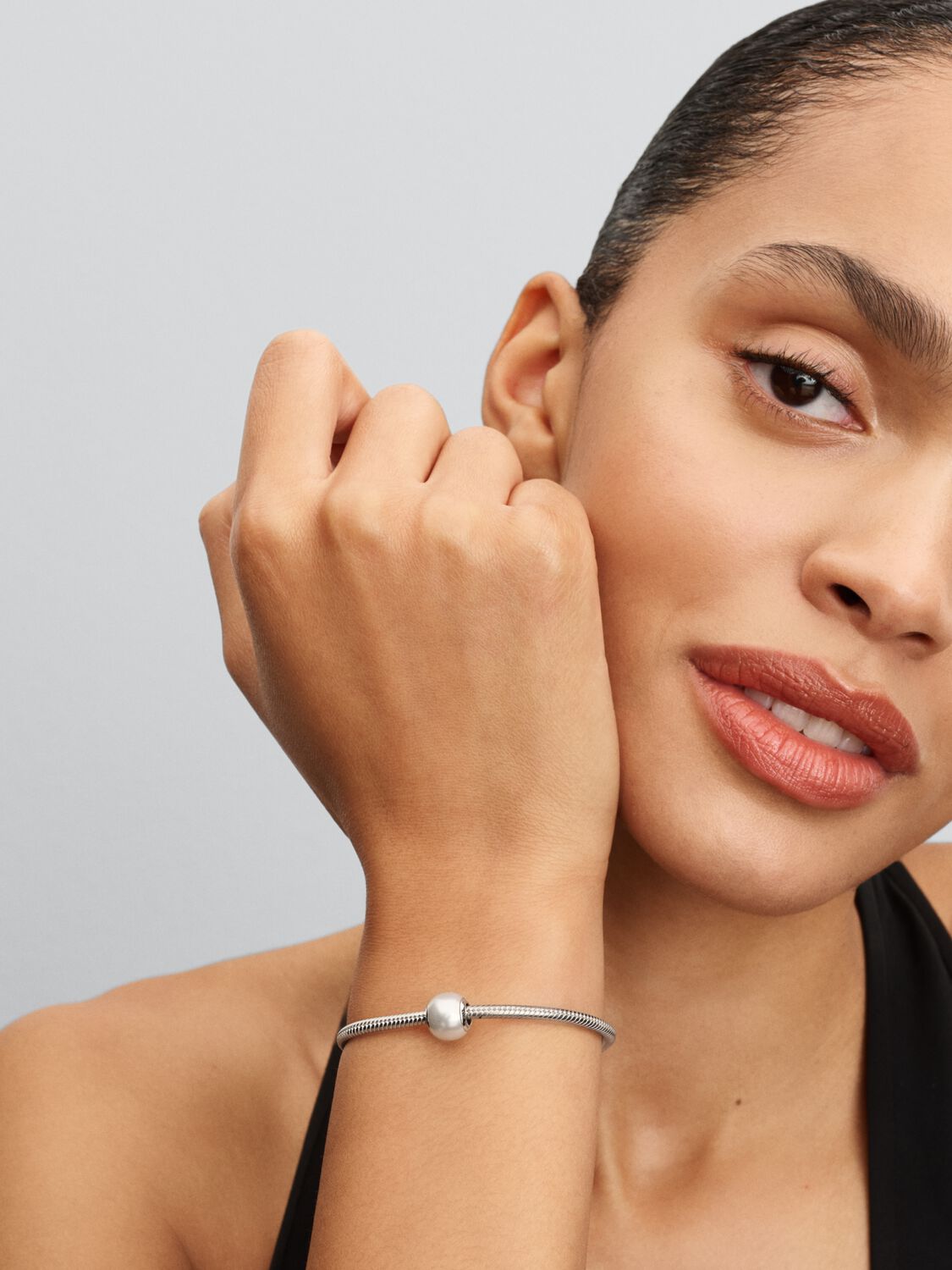 Weißes Charm Sterling-Silber