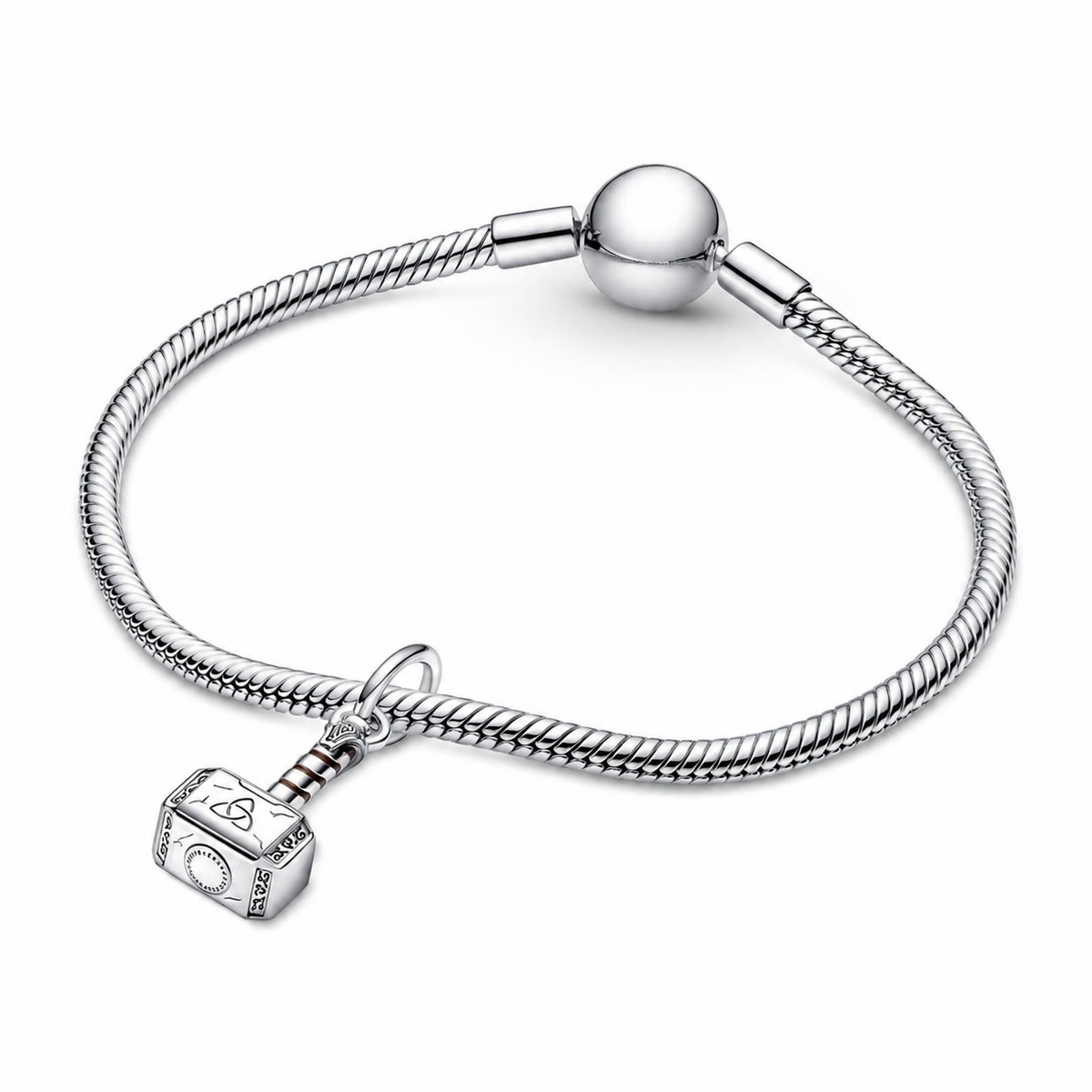 Charm-Anhänger The Avengers Thors Hammer Silber