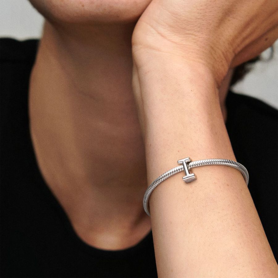 Charm Buchstabe Letter I Silber
