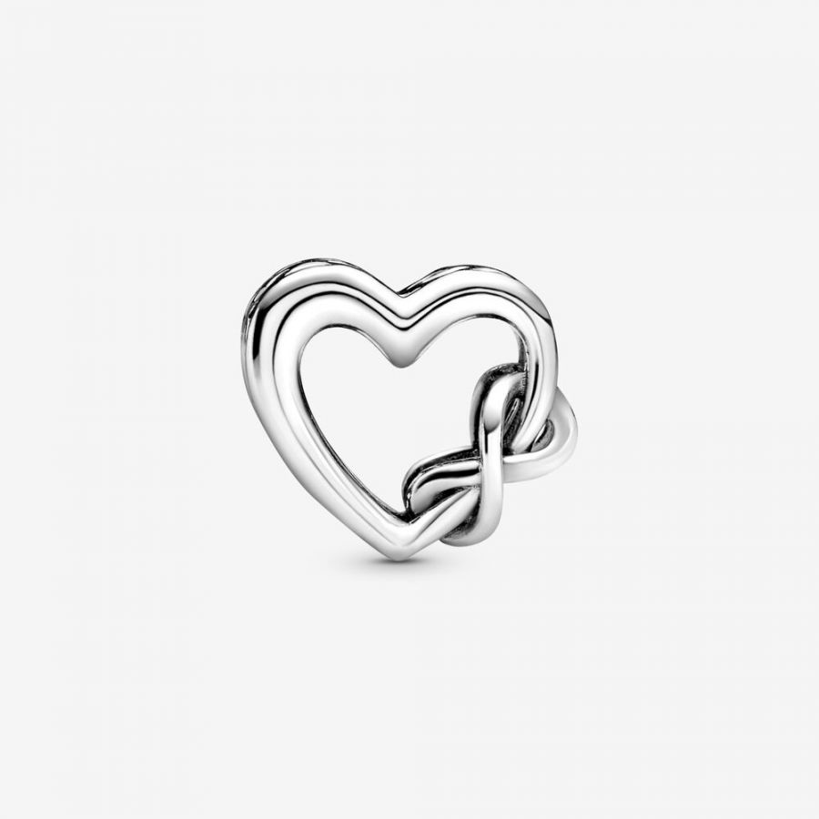 Charm Unendlichkeits-Herz Love You Mum Silber