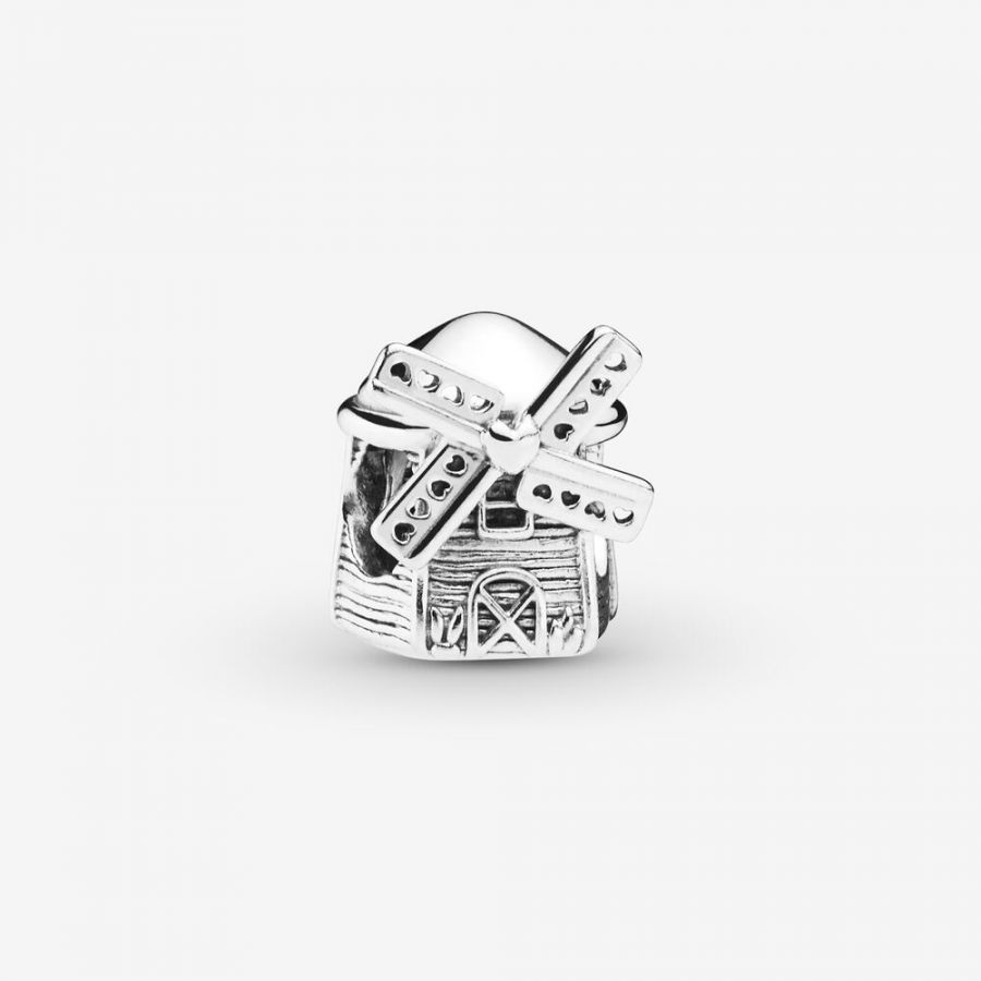 Charm Windmill Windmühle Sterling-Silber