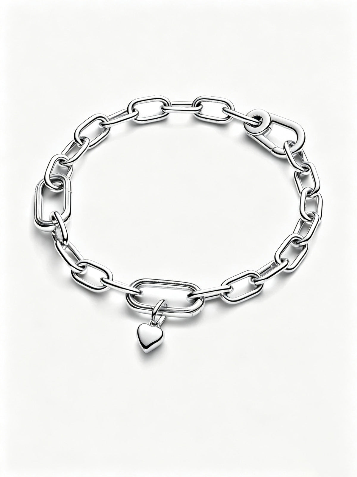 Herz Mini-Charm-Anhänger Sterling-Silber