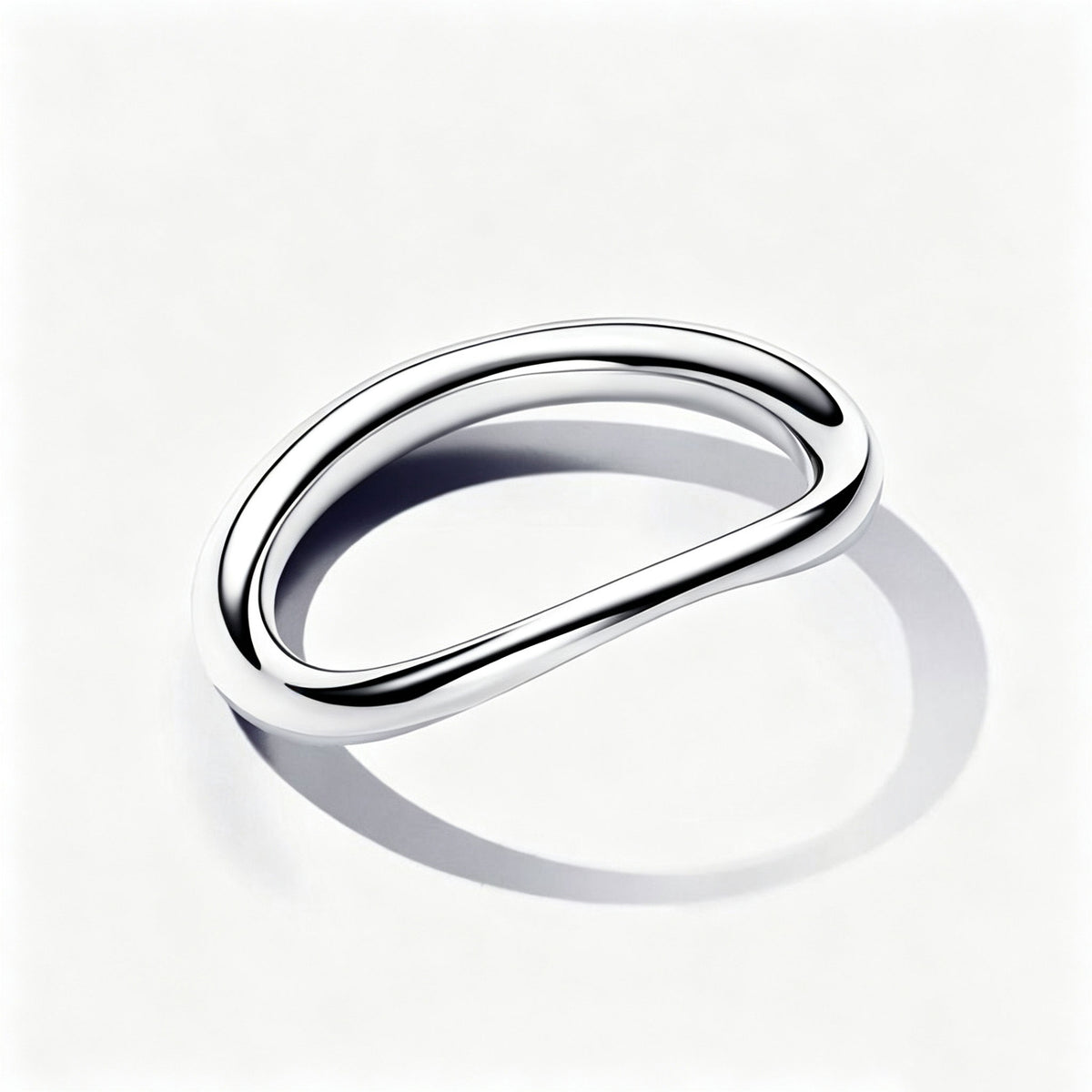 Essence Bandring Organisch Geformt Silber