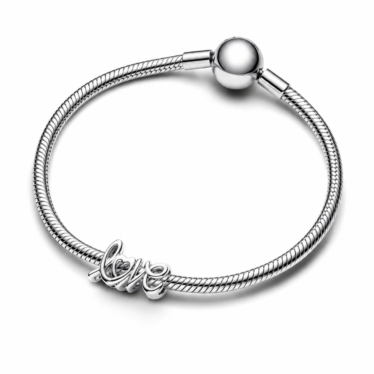 Charm Handgeschrieben Liebe Sterling-Silber