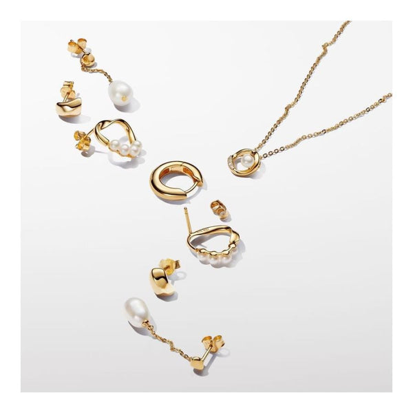 Essence Kette mit Anhänger Pavé Kreis Vergoldet 363303C01