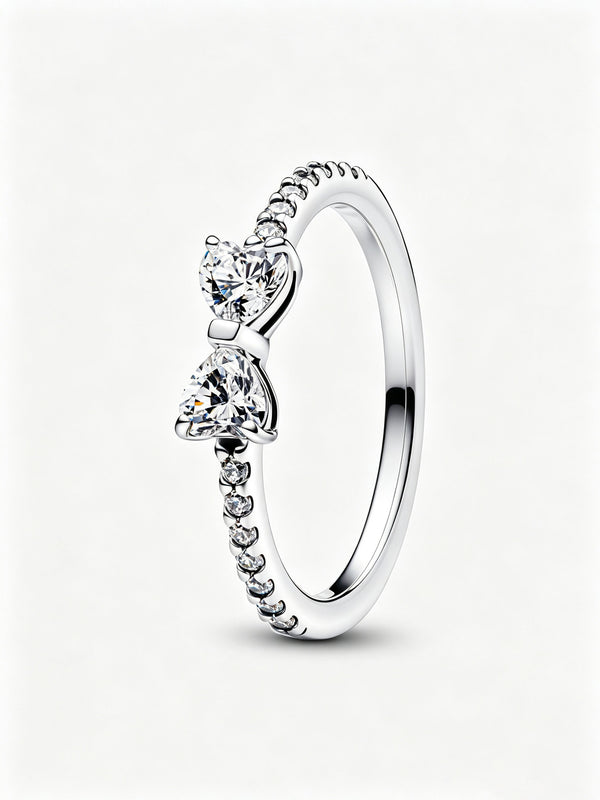 Funkelnde Schleife Ring