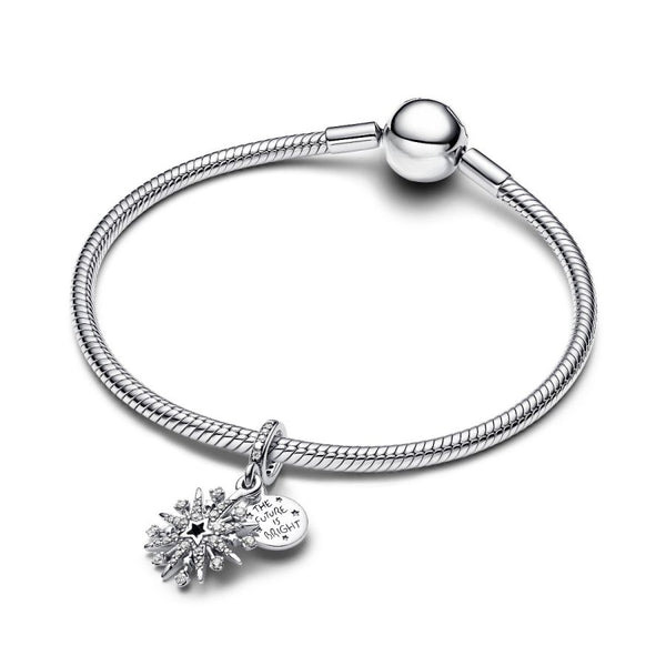 Charm-Anhänger Funkelndes Feuerwerk Sterling-Silber